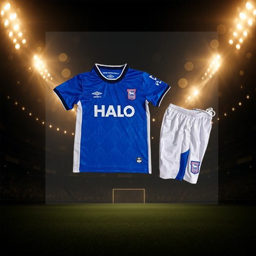 Kids' Ipswich Town Home Shirt & Shorts Set 26/27
