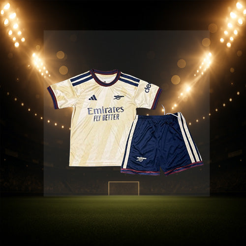 Kids' Arsenal Third Shirt & Shorts Set 26/27