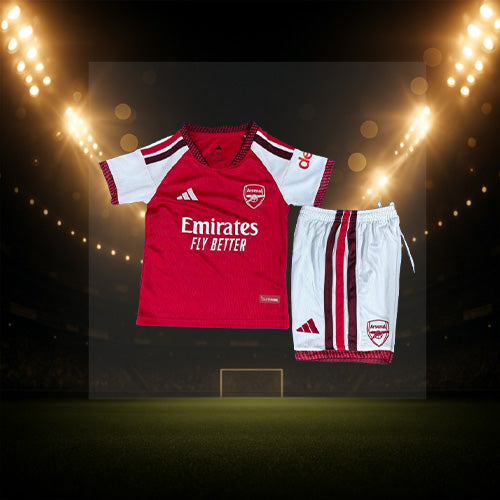 Kids' Arsenal Home Shirt & Shorts Set 26/27