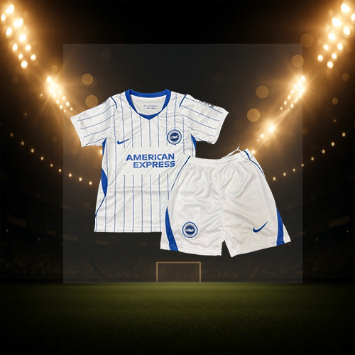Kids' Brighton & Hove Albion Away Shirt & Shorts Set 26/27