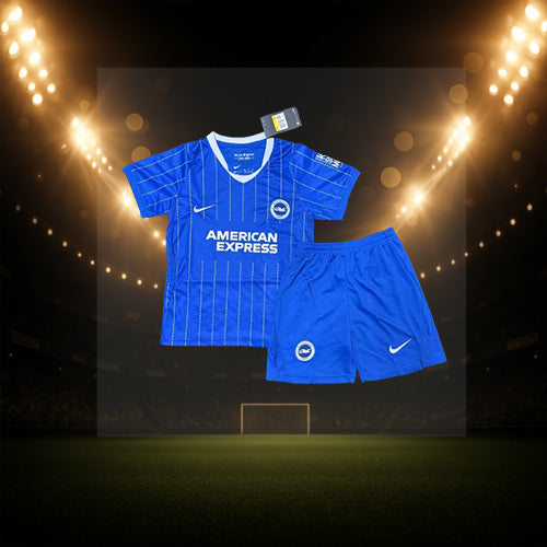 Kids' Brighton & Hove Albion Home Shirt & Shorts Set 26/27