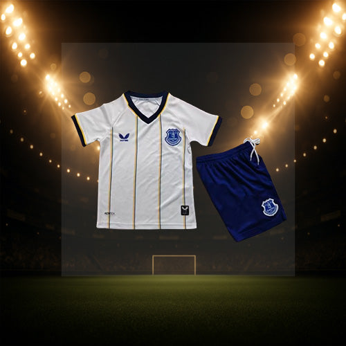 Kids' Everton Away Shirt & Shorts Set 26/27