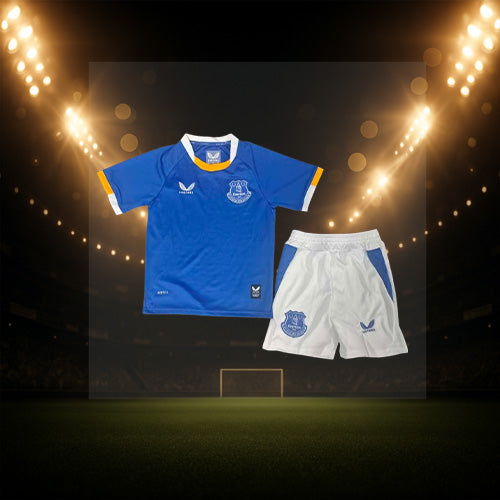 Kids' Everton Home Shirt & Shorts Set 26/27