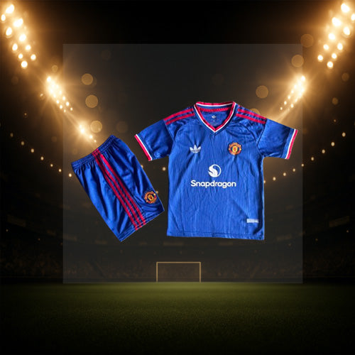 Kids' Manchester United Away Shirt & Shorts Set 26/27